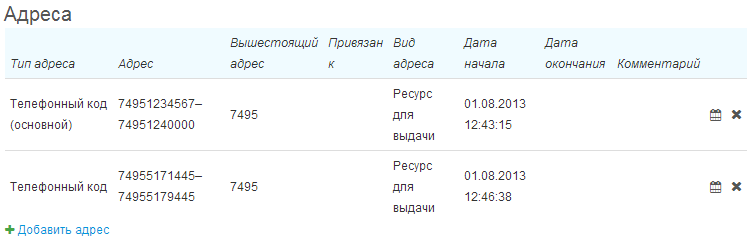 Добавление ресурса для выдачи сетевой службе Добавление ресурса для выдачи сетевой службе